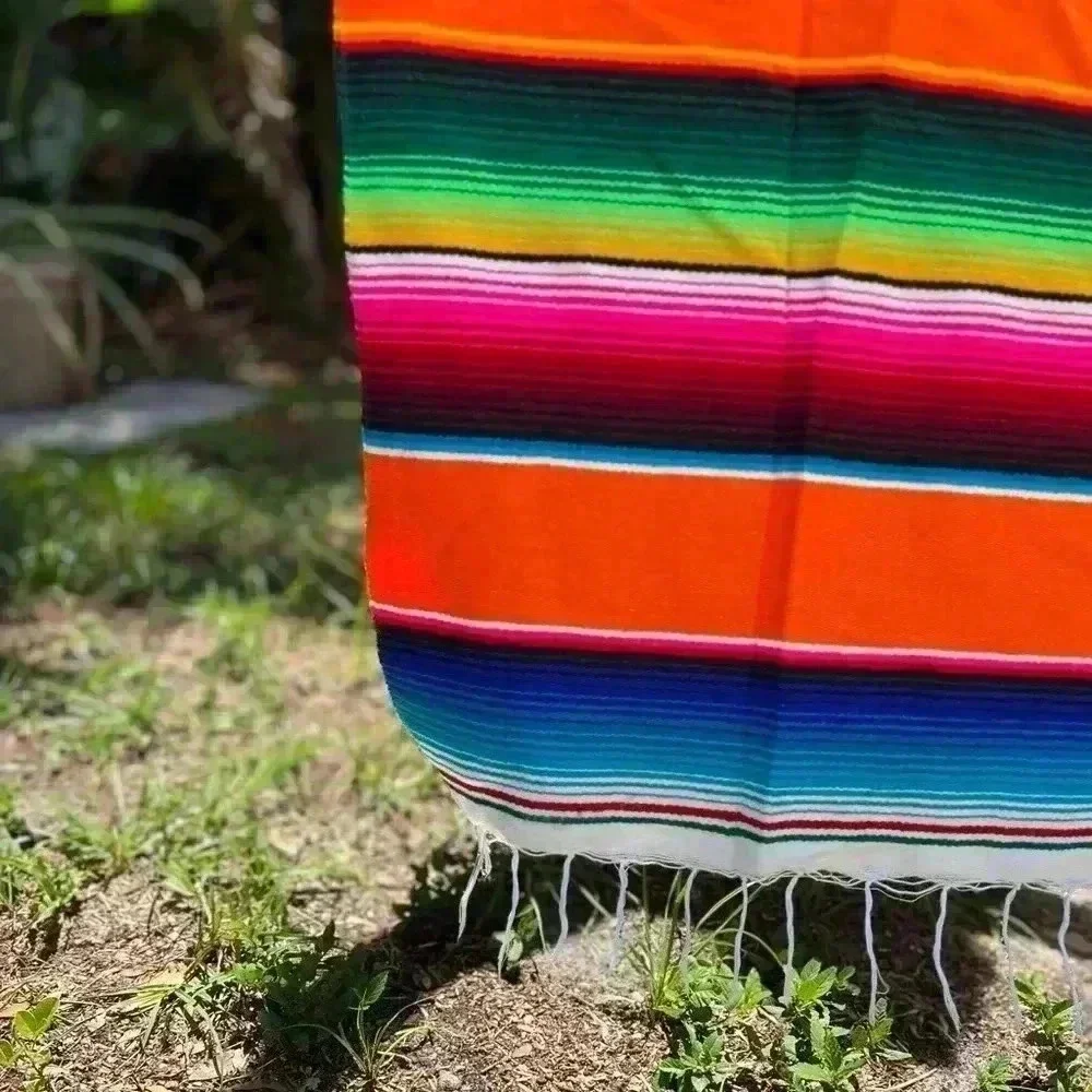 NEW Authentic Mexican Serape Blanket Throw Textile